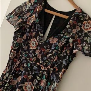 Zara midi floral dress